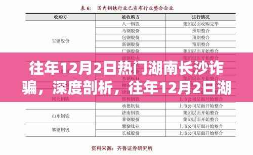 深度剖析,湖南长沙历年12月2日诈骗现象揭秘