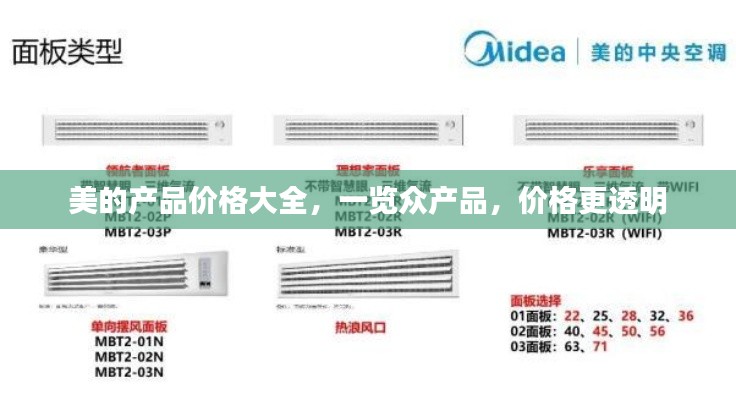 美的产品价格大全,一览众产品,价格更透明