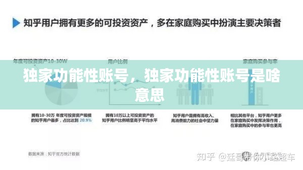 独家功能性账号，独家功能性账号是啥意思 
