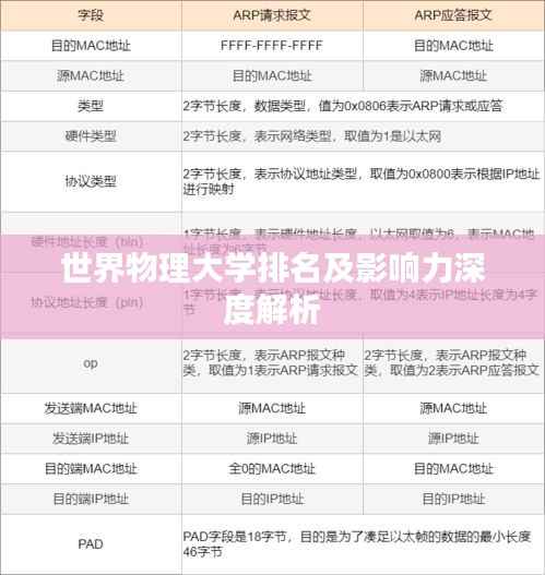 世界物理大学排名及影响力深度解析